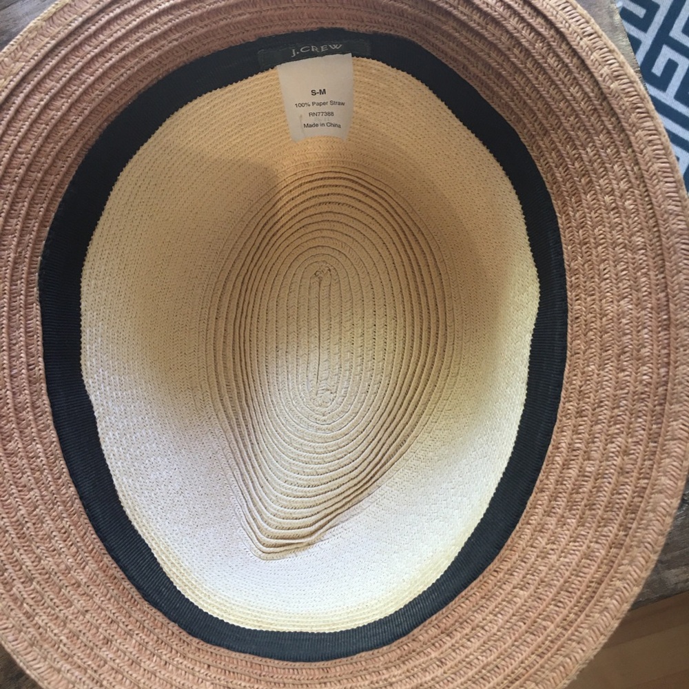 J.Crew Straw Packable Fedora Hat - image 6